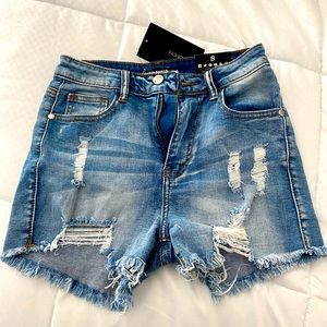Denim shorts